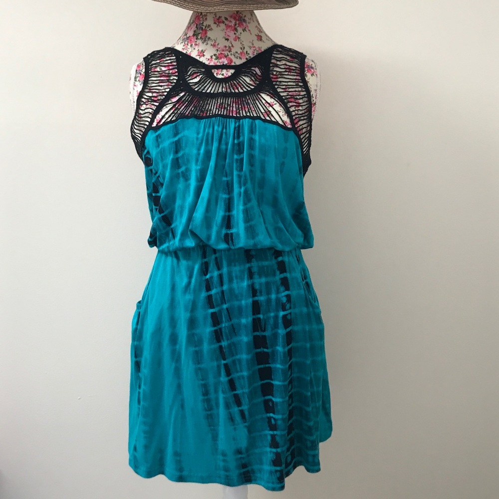 Tye Dye Blue  Dress